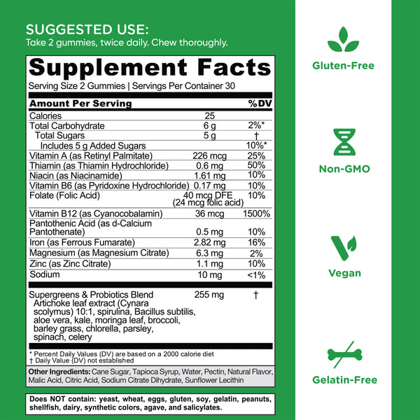 Supergreens Gummies