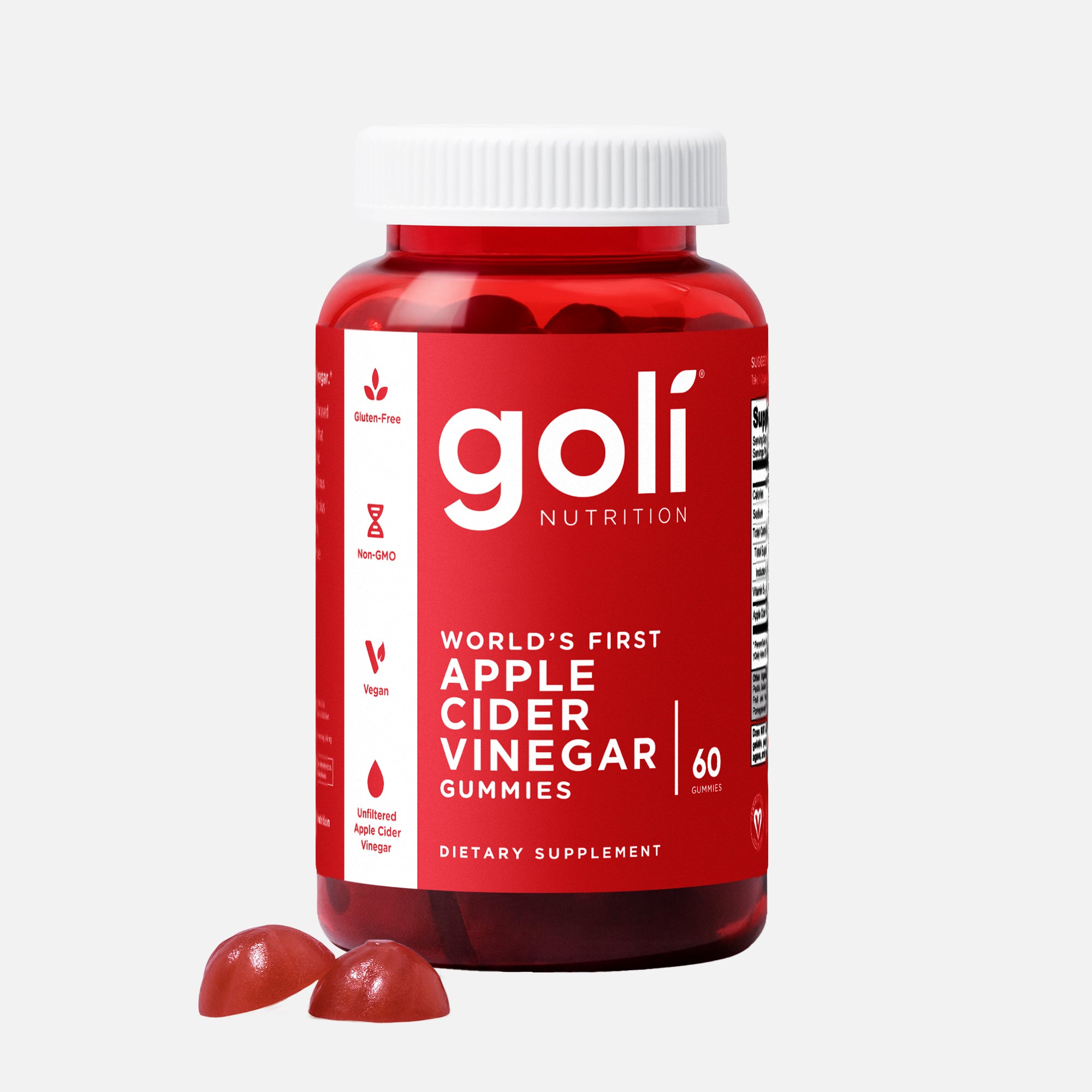 1 Pack Goli® Apple Cider Vinegar Gummies