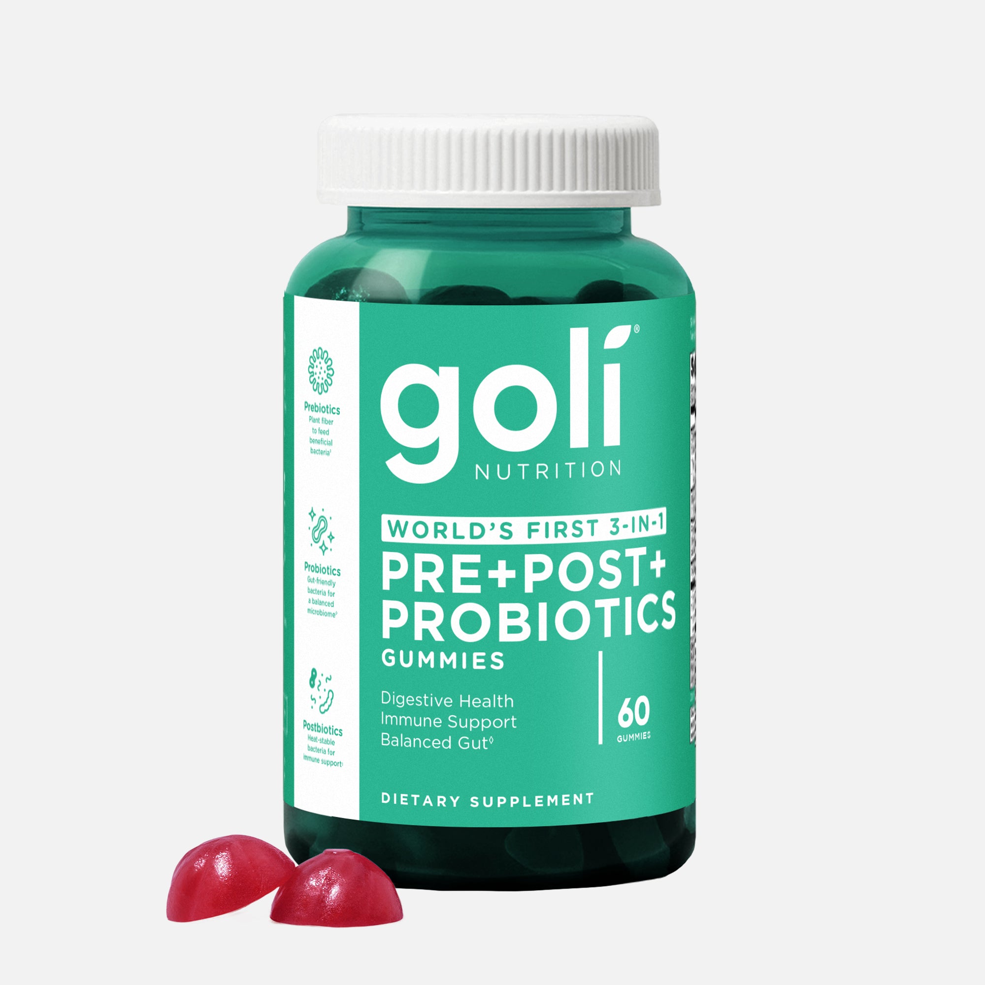 1 Pack of Goli® Probiotic+ Gummies