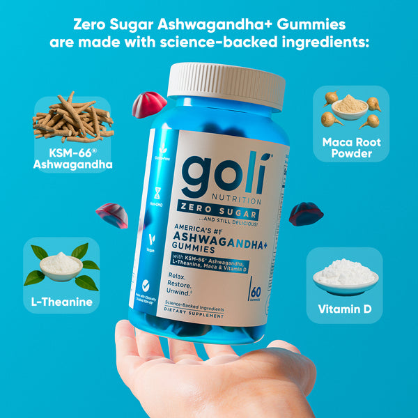 Zero SugarAshwagandha+ Gummies